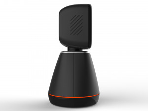 generic home assistant robot 01 black 3D Model