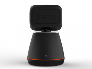 generic home assistant robot 01 black 3D Model