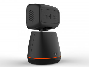 generic home assistant robot 01 black 3D Model