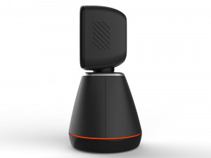 generic home assistant robot 01 black 3D Model