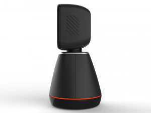 generic home assistant robot 01 black 3D Model