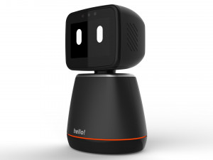 generic home assistant robot 01 black 3D Model