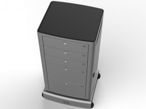 generic delivery robot 01 5 drawers Modelo 3D
