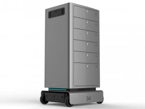 generic delivery robot 01 6 drawers 3D Model
