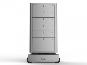 generic delivery robot 01 6 drawers Modelo 3D