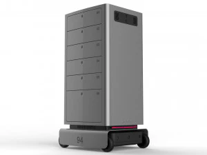 generic delivery robot 01 6 drawers 3D Model