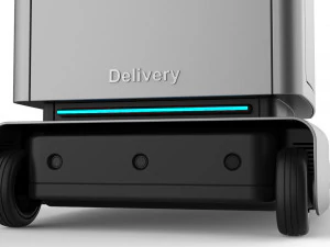 generic delivery robot 01 6 drawers 3D Model