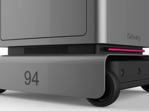 generic delivery robot 01 6 drawers 3D Model