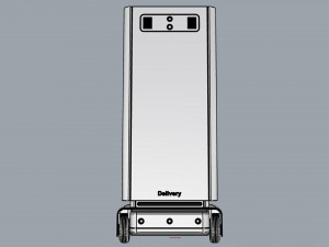 generic delivery robot 01 6 drawers Modelo 3D