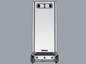 generic delivery robot 01 6 drawers Modelo 3D
