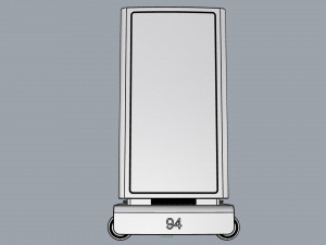 generic delivery robot 01 6 drawers Modelo 3D