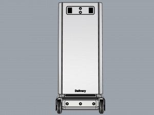generic delivery robot 01 6 drawers Modelo 3D