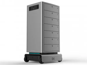 generic delivery robot 01 7 drawers 3D Model