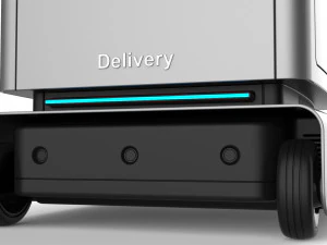 generic delivery robot 01 7 drawers 3D Model