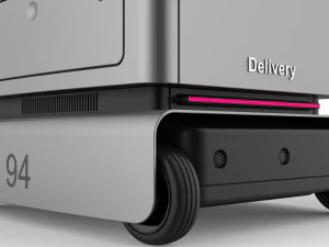 generic delivery robot 01 7 drawers 3D Model