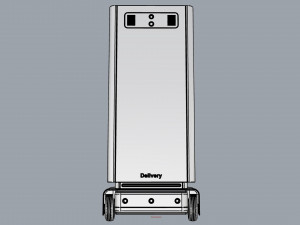generic delivery robot 01 7 drawers Modèle 3D