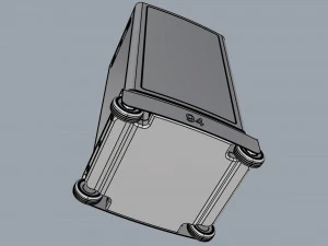 generic delivery robot 01 7 drawers 3D Model