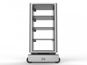 generic delivery robot 01 3 trays 3D Model