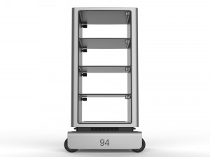 generic delivery robot 01 3 trays 3D Model