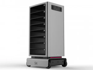 generic delivery robot 01 8 trays 3D Model