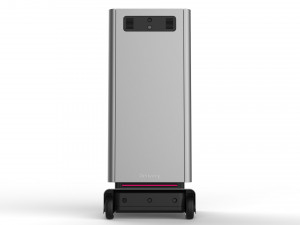 generic delivery robot 01 8 trays Model 3D