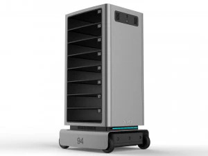 generic delivery robot 01 8 trays 3D Model