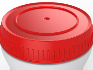 food container 01 3D Model