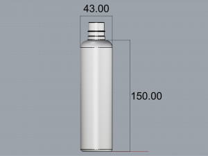 cosmetic container 03 large size v1 Modèle 3D