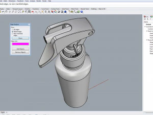 cosmetic container 03 large size v1 3D Model