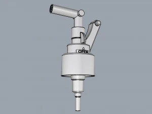cosmetic container 03 large size v1 3D Model