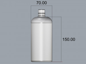 cosmetic container 03 large size v2 Modelo 3D