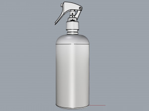 cosmetic container 03 large size v2 Modelo 3D