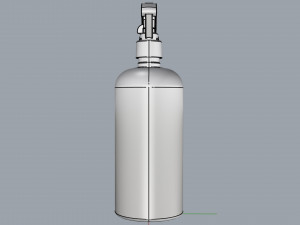 cosmetic container 03 large size v2 Modelo 3D