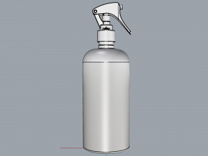 cosmetic container 03 large size v2 Modelo 3D