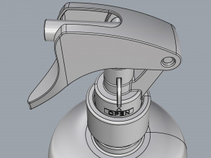 cosmetic container 03 large size v2 Modelo 3D