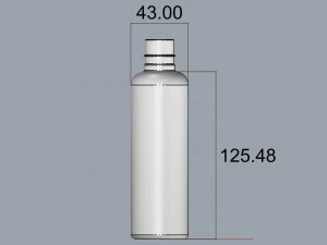 cosmetic container 03 medium size v1 3D Model