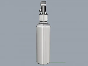 cosmetic container 03 medium size v1 3D Model