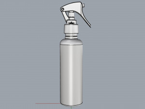 cosmetic container 03 medium size v1 3D Модель