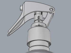 cosmetic container 03 medium size v1 3D Модель