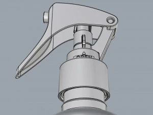 cosmetic container 03 medium size v1 3D Model