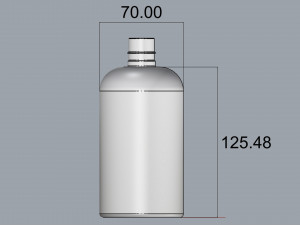 cosmetic container 03 medium size v2 3D Модель