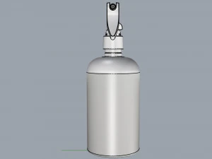 cosmetic container 03 medium size v2 3D Model