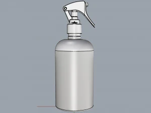 cosmetic container 03 medium size v2 3D Model