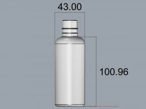 cosmetic container 03 small size v1 3D Model