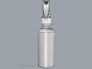 cosmetic container 03 small size v1 Modelo 3D