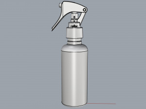 cosmetic container 03 small size v1 Modelo 3D