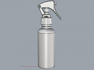 cosmetic container 03 small size v1 Modelo 3D