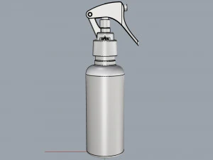 cosmetic container 03 small size v1 3D Model
