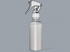 cosmetic container 03 small size v1 Modelo 3D