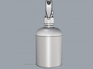cosmetic container 03 small size v2 Modelo 3D